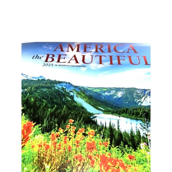 America the Beautiful 2025 12x12" Monthly Square Wall Calendar - Picture 2 of 5